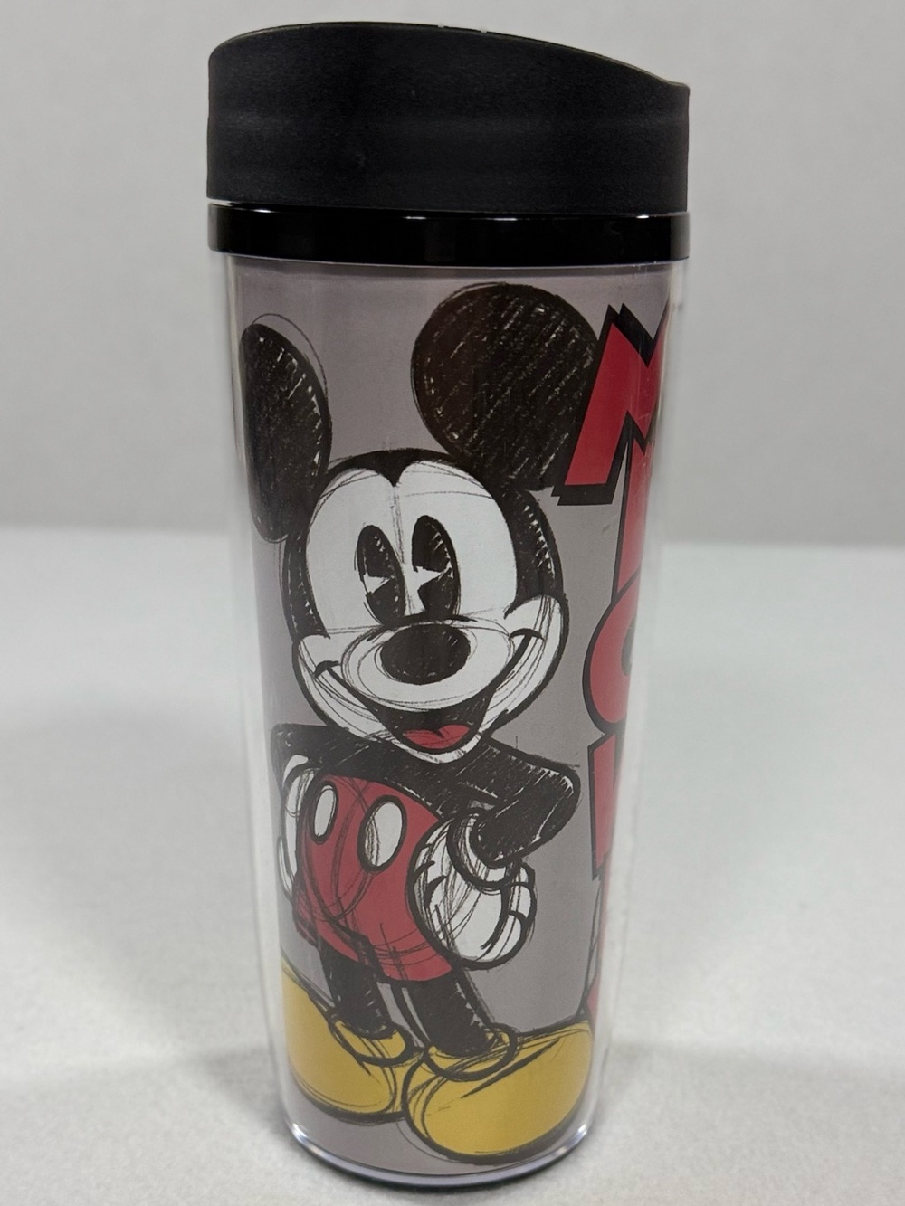 Disney Mickey Mouse Classic Sketch Travel Mug Tumbler With Lid